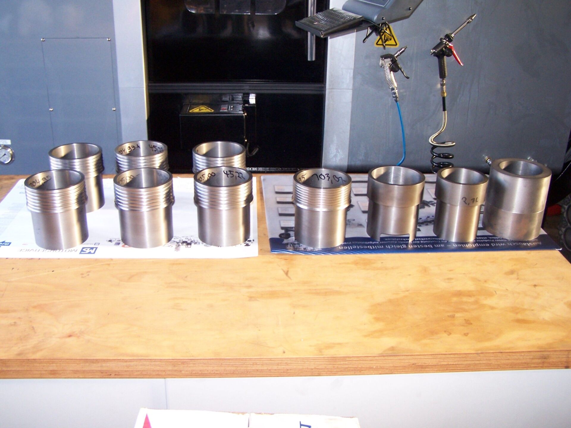 diverse Buchsen auch fuer Hubraumerweiterungen