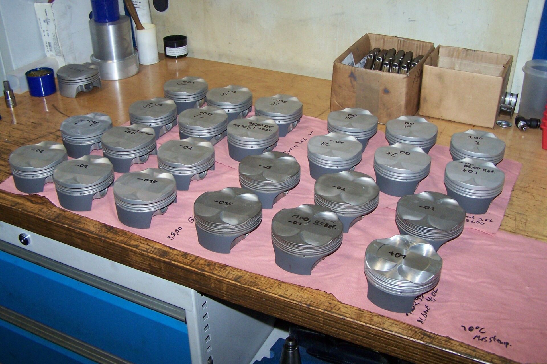 Kolben für Porsche 3,6 + 3,8L