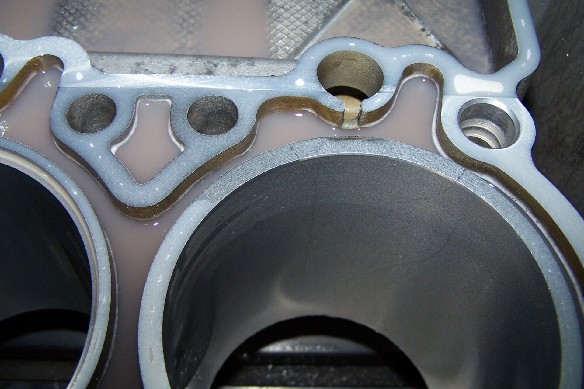 Reparatur auch bei gerissenen Blöcken möglich