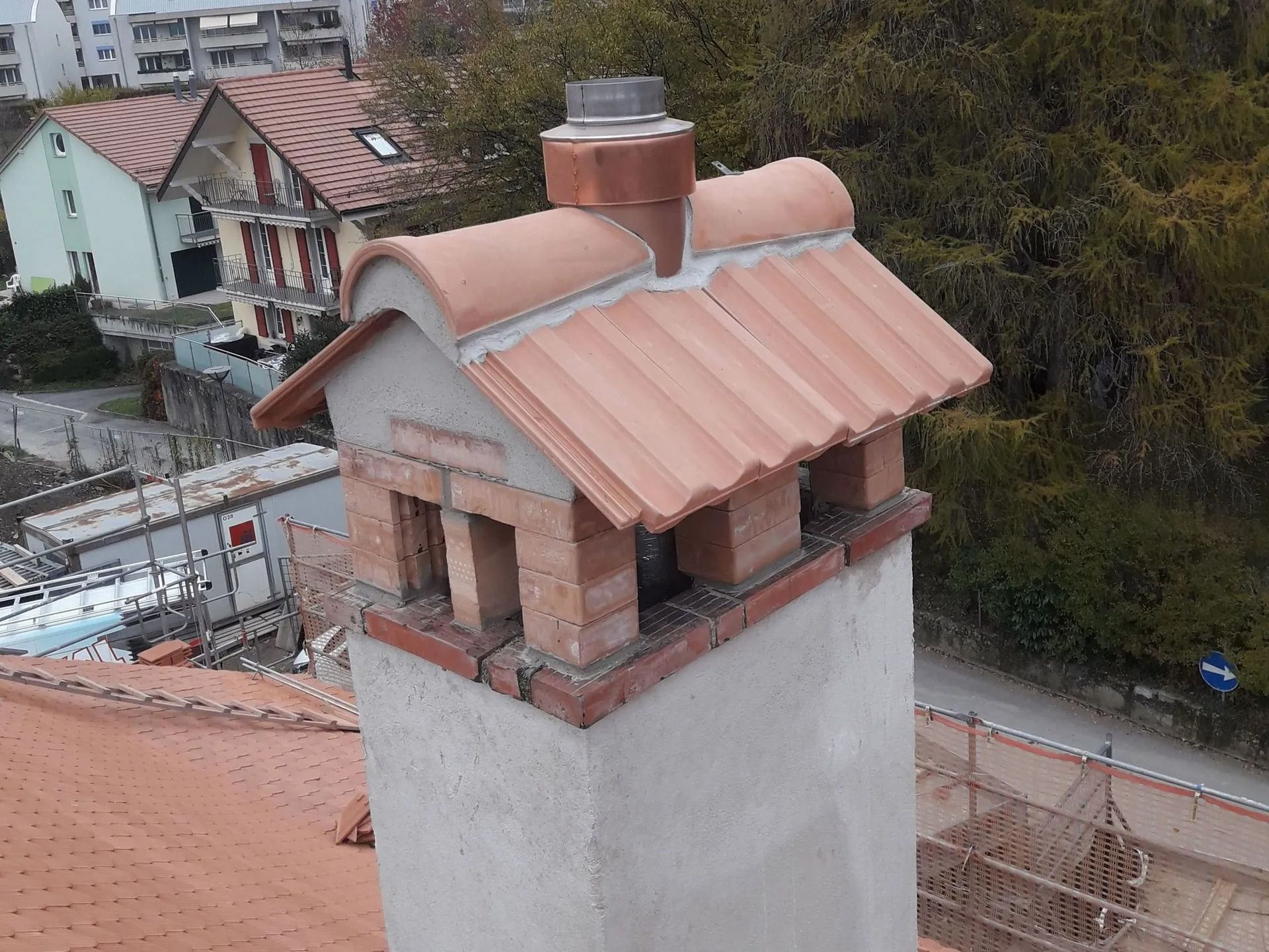 Toit de cheminé