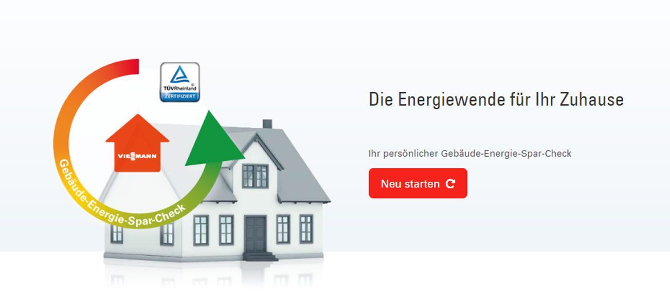 Energiecheck: Viessmann Gebäude-Energie-Spar-Check