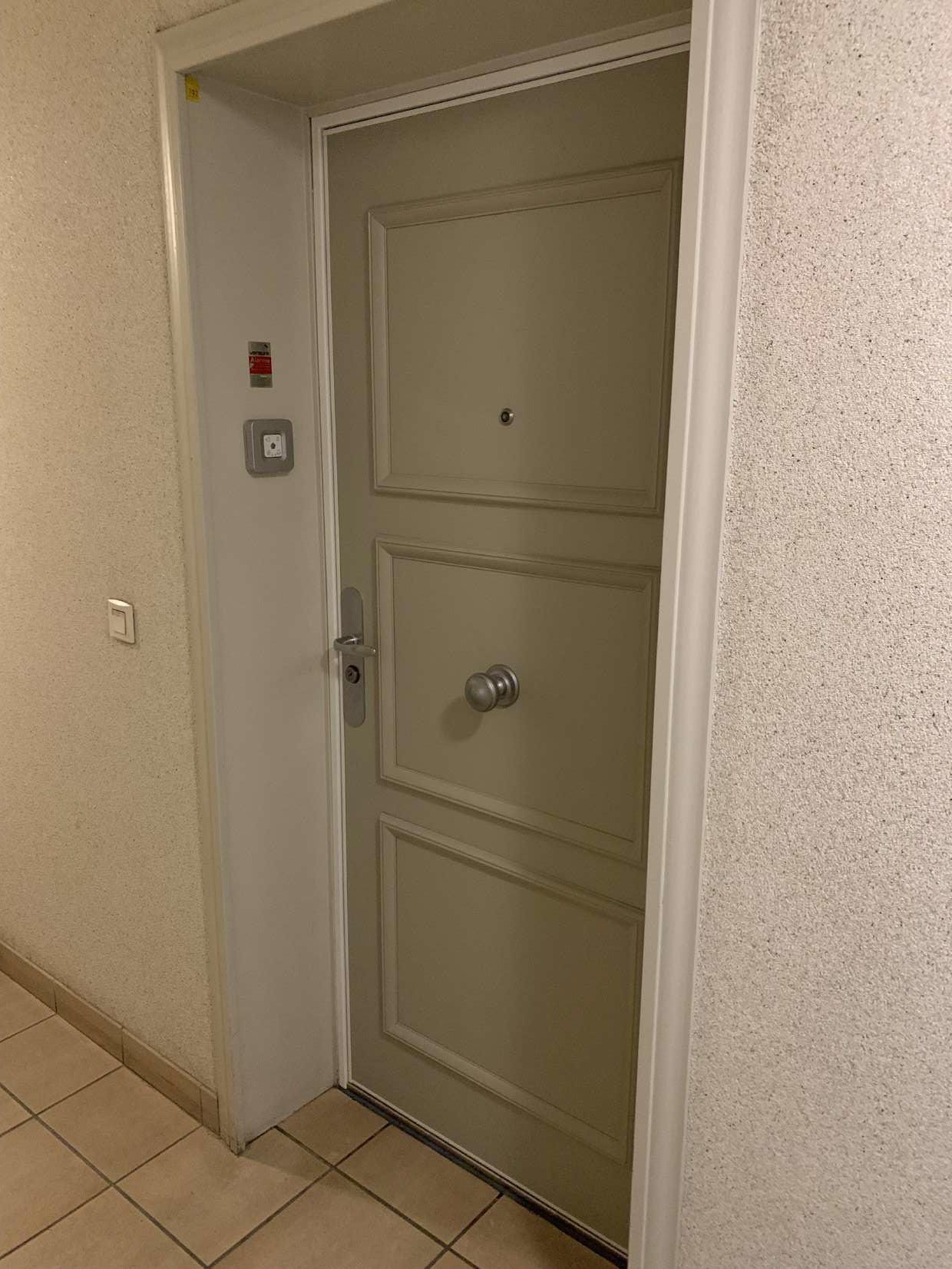 Porte d'entrée verte