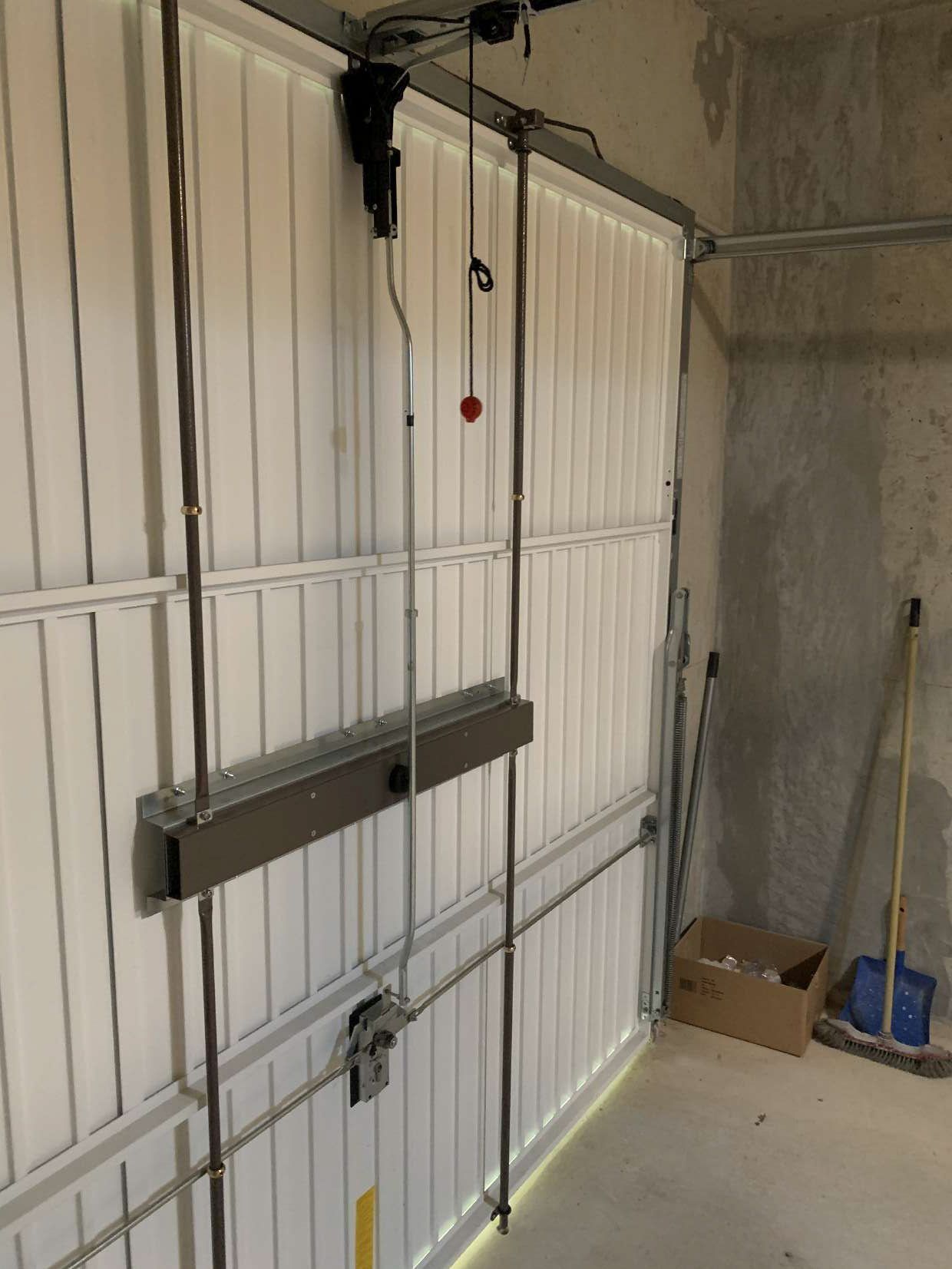 Motorisation d'une porte de garage