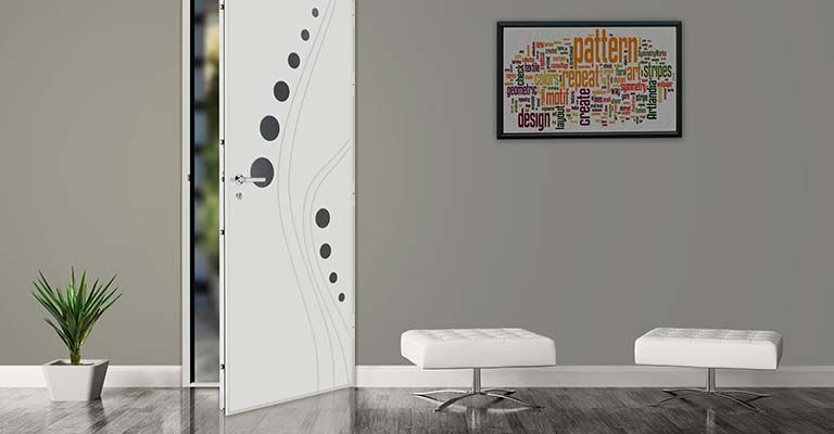 Porte d'entrée design