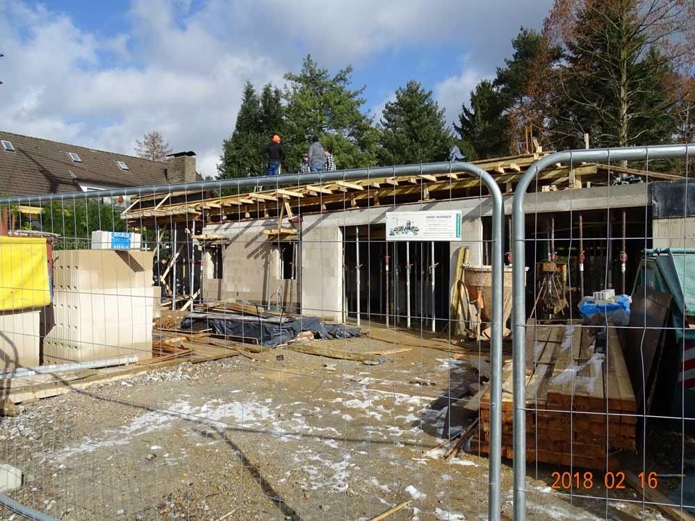 Ein Foto einer Baustelle aus dem Jahr 2018