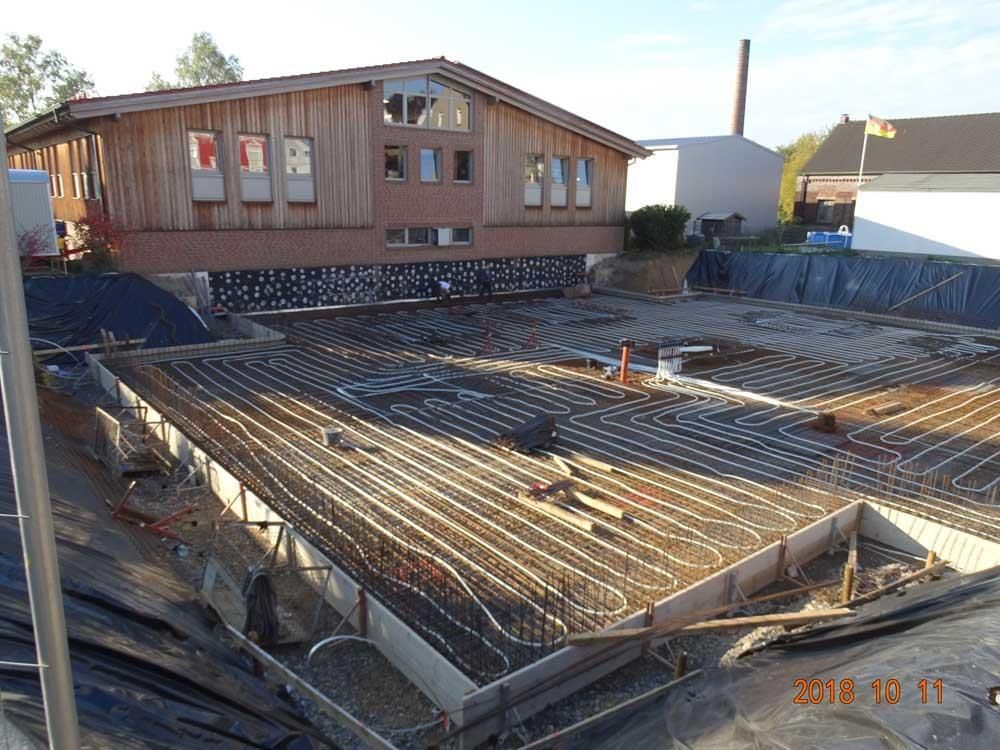 Ein Bild eines im Bau befindlichen Gebäudes wurde 2013 aufgenommen