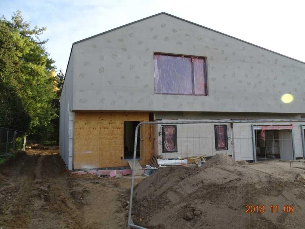 Ein Bild von einem im Bau befindlichen Haus wurde 2013 aufgenommen