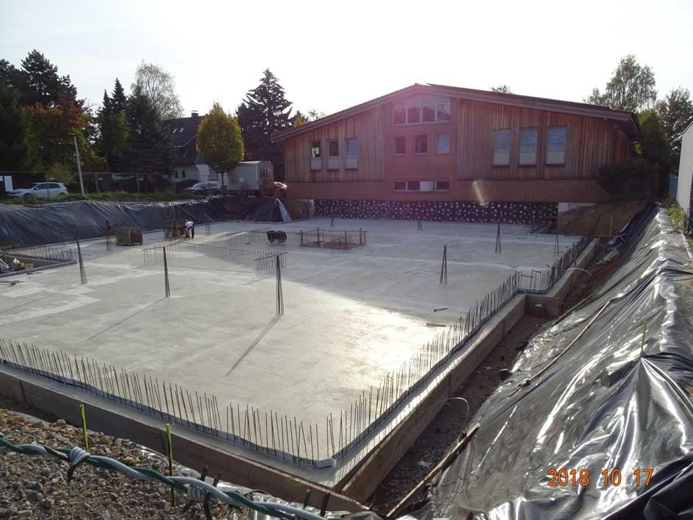 Ein Bild eines im Bau befindlichen Gebäudes aus dem Jahr 2019