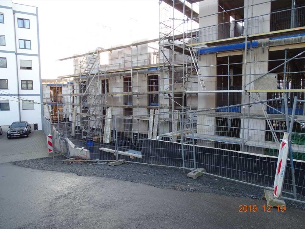 Ein Bild eines im Bau befindlichen Gebäudes wurde 2018 aufgenommen