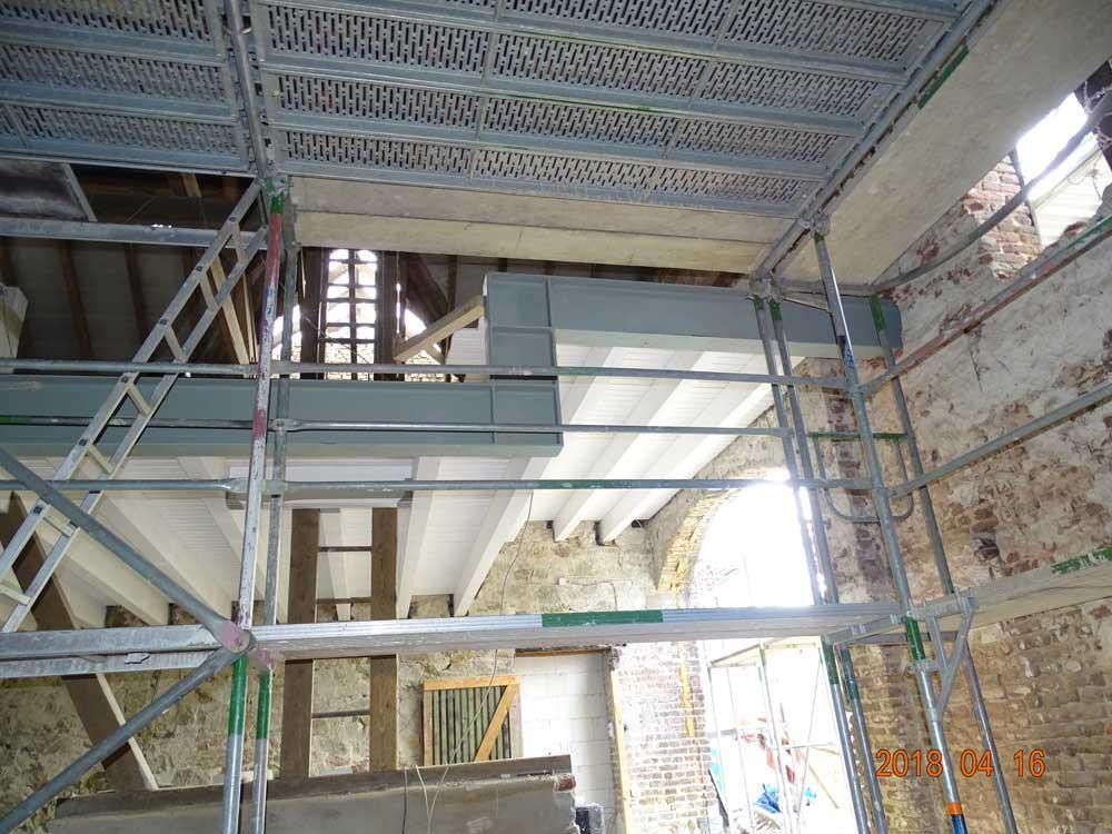 Ein Bild eines im Bau befindlichen Gebäudes wurde 2013 aufgenommen