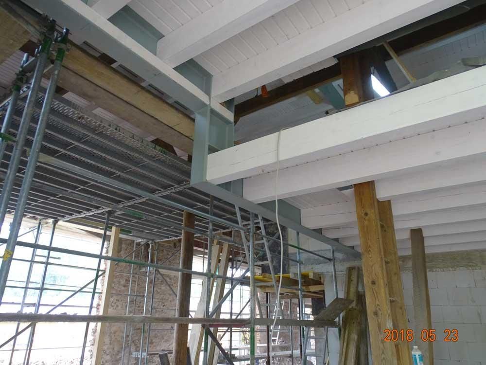 Ein Bild eines im Bau befindlichen Gebäudes wurde 2019 aufgenommen