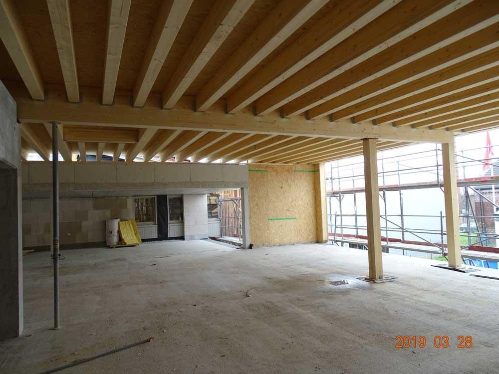 Ein Foto eines im Bau befindlichen Gebäudes wurde 2019 aufgenommen