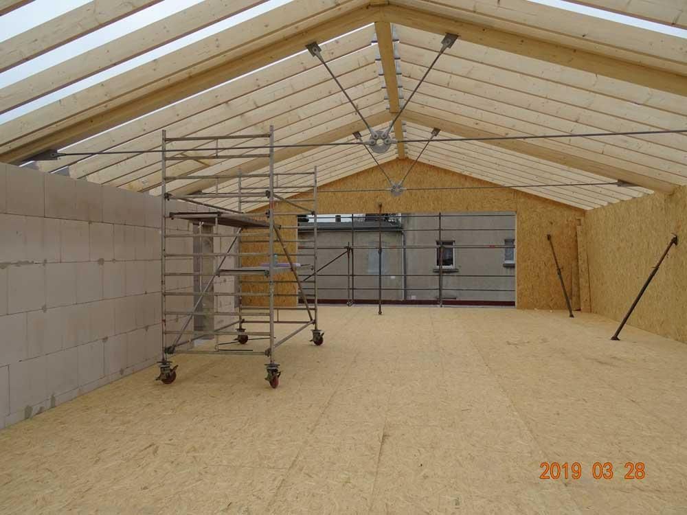 Ein Bild eines im Bau befindlichen Gebäudes wurde 2019 aufgenommen