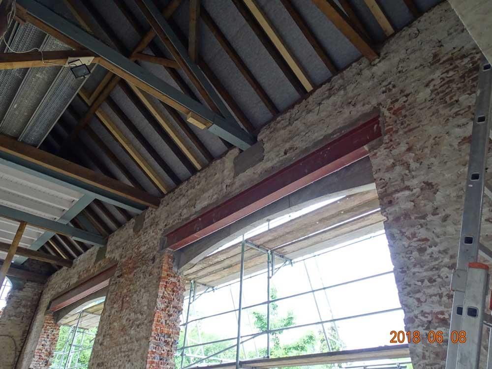 Ein Bild eines im Bau befindlichen Gebäudes wurde 2018 aufgenommen