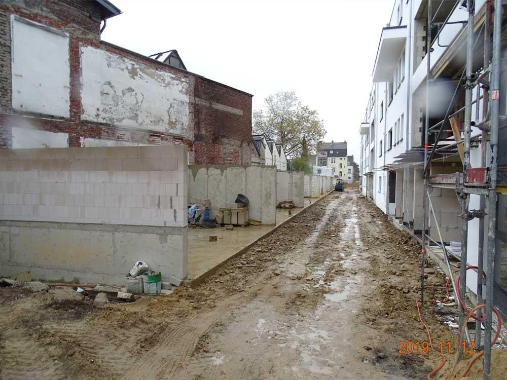 Ein Foto einer Baustelle wurde 2018 aufgenommen