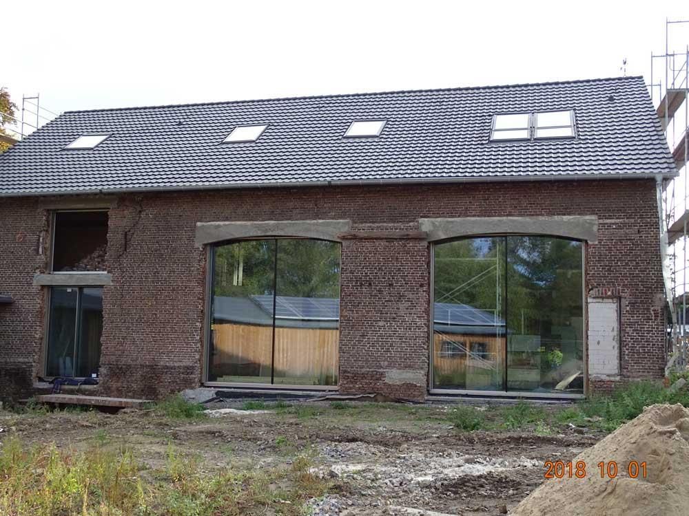 Ein Bild eines im Bau befindlichen Hauses aus dem Jahr 2015