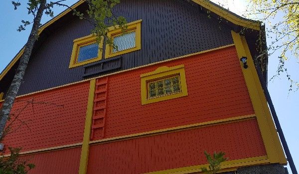 Omakotitalon uudisrakentamista