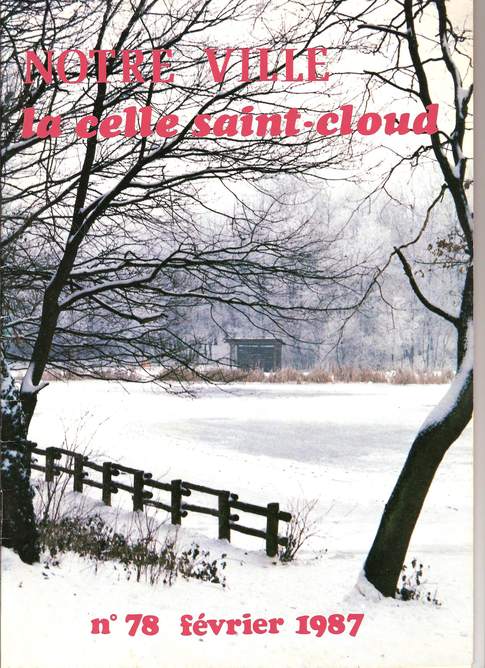 La Celle Saint Cloud - Février 1987