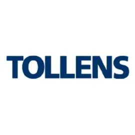 Logo Tollens en caractères bleu foncé sur fond blanc.