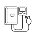 Blutdruckmessung Icon