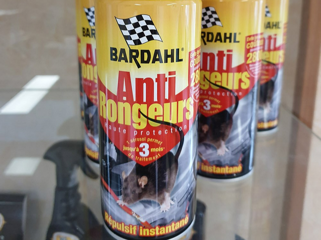 Répulsif anti rongeurs BARDAHL - Aérosol de 400 ml