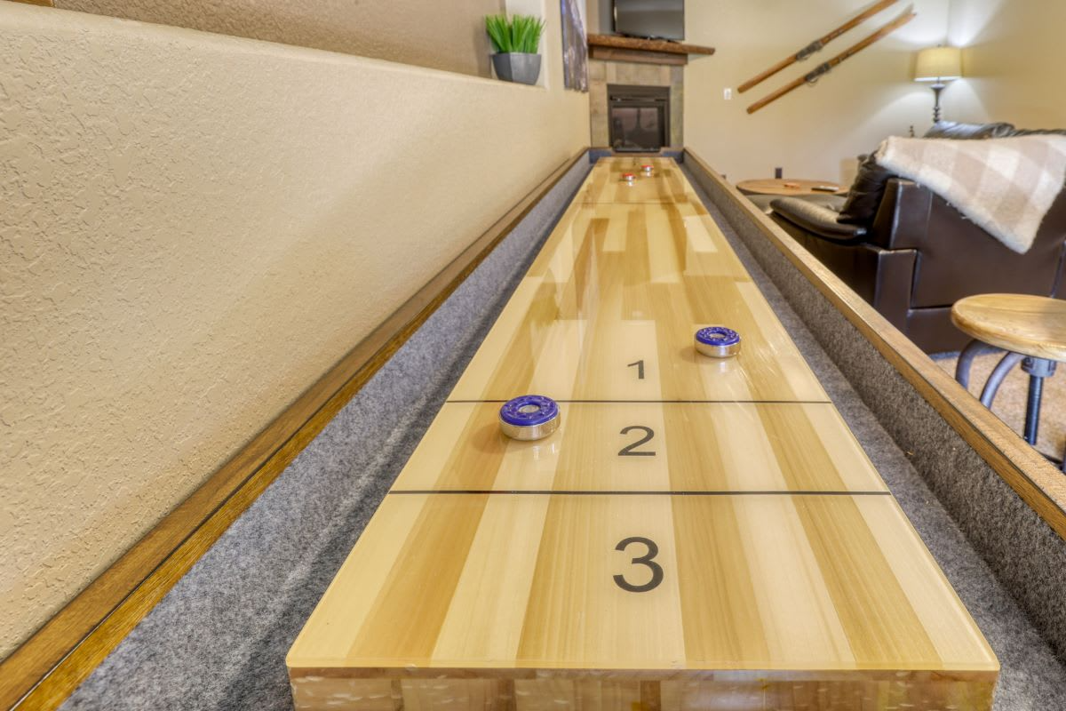 Shuffleboard available at Prospector's Lookout  in the Black Hills