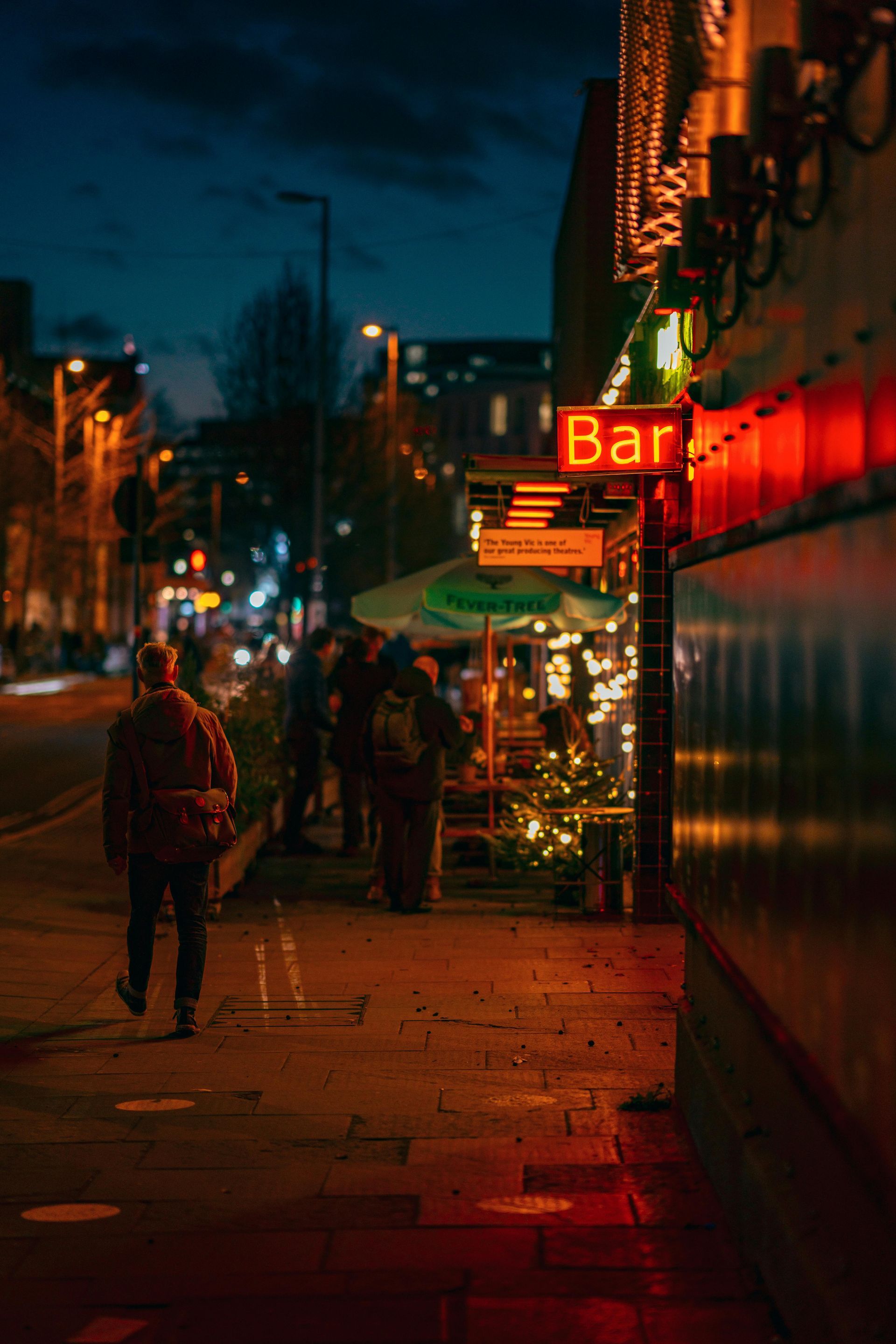 Night life in a small town