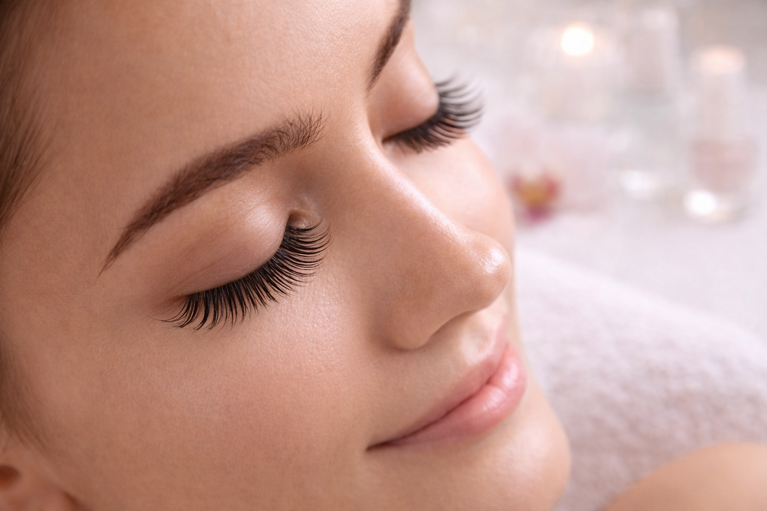 Vista trasera de una persona con cabello rubio con mechas, peinado en una cresta trenzada que termina en una coleta baja.
