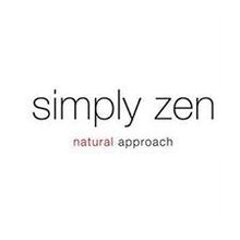 Logotipo de Simply Zen Natural Approach sobre fondo blanco
