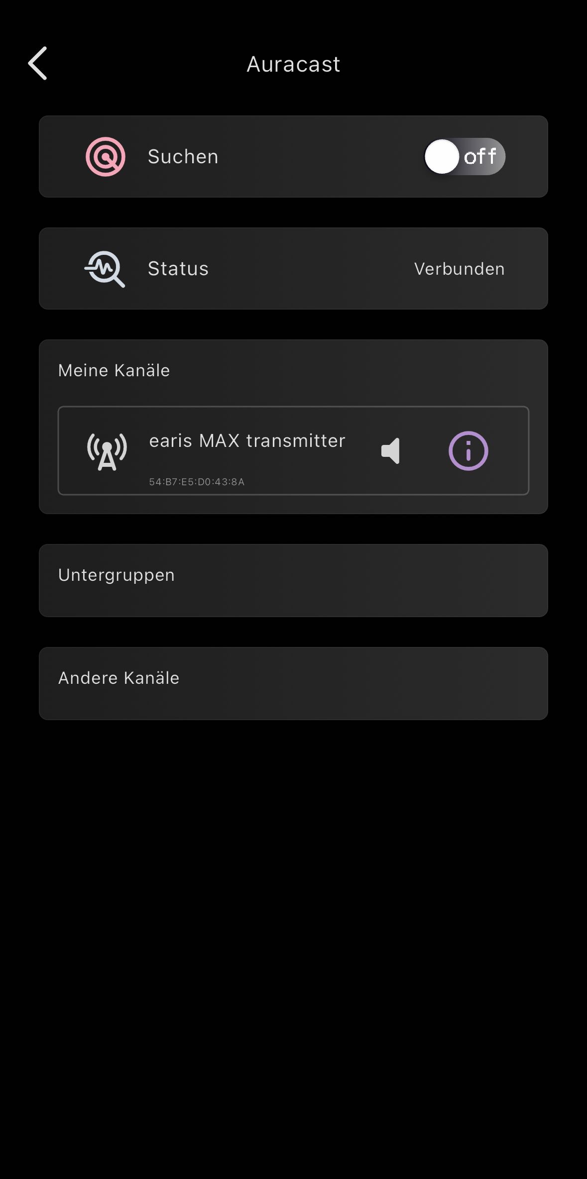 earisMAX App Screenshot
