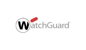 Das Watchguard-Logo ist auf einem weißen Hintergrund .
