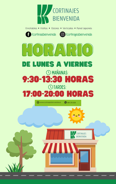 Celebration poster reading “34 años gracias por estos años a tu lado,” with green accents and a cheering crowd.