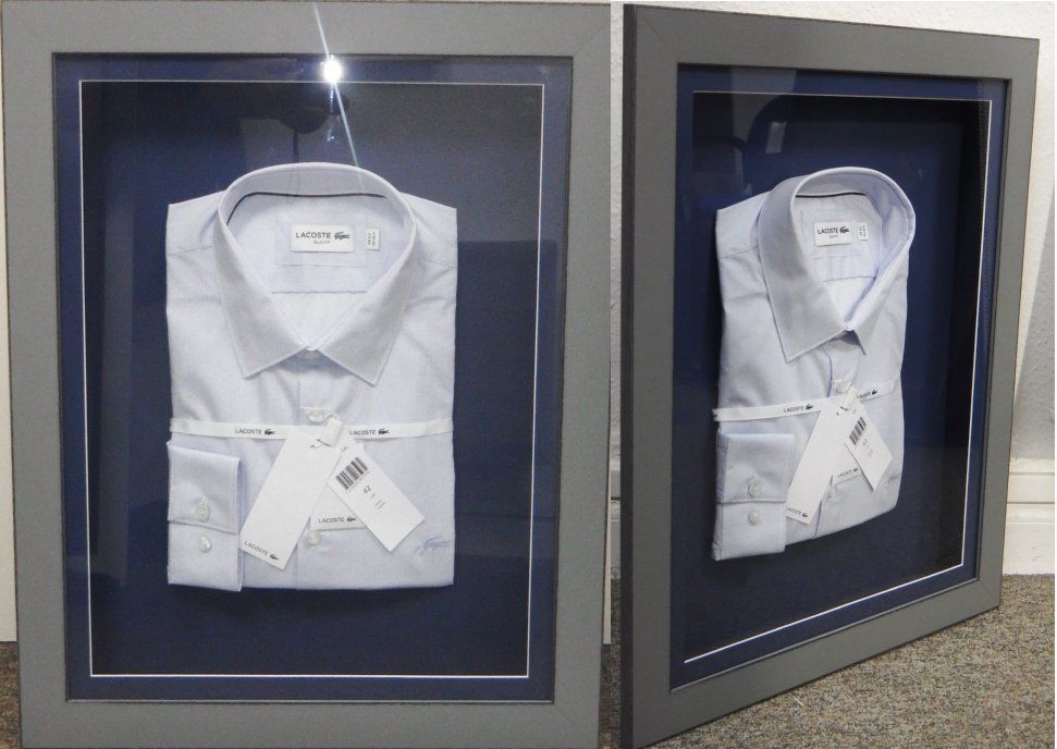 Cadre chemise blanche