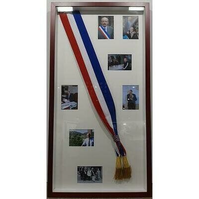 Cadre écharpe tricolore