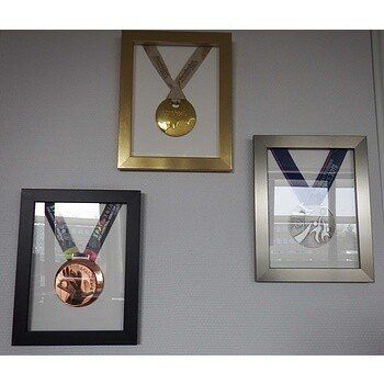 Cadre médailles de sport