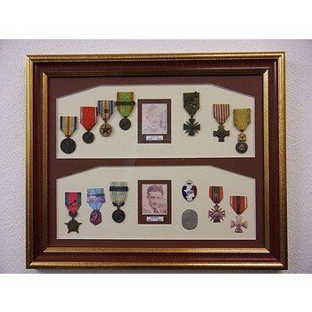 Cadre médailles militaires