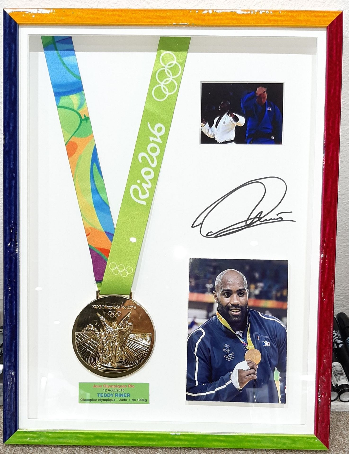 Cadre médaille Teddy Reiner