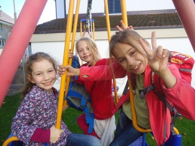 Kinder der Schülergruppe