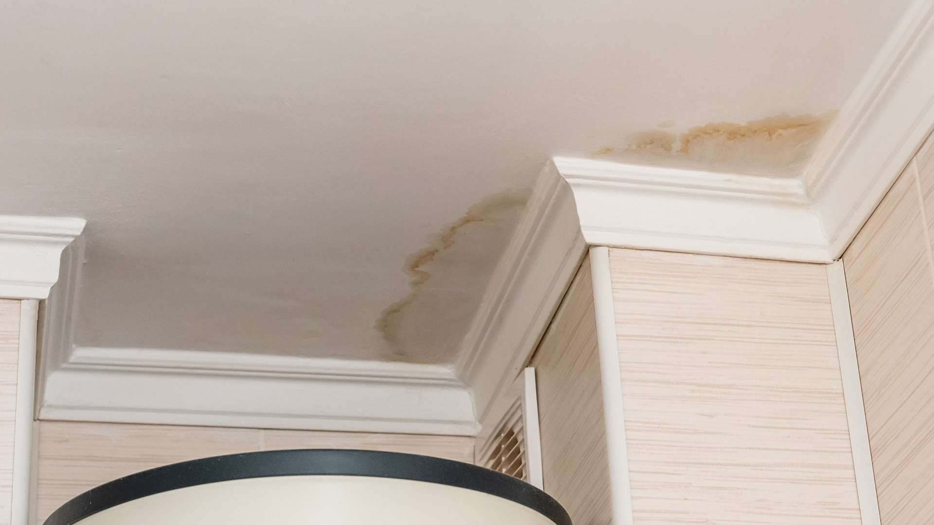 Traces d'humidité au plafond