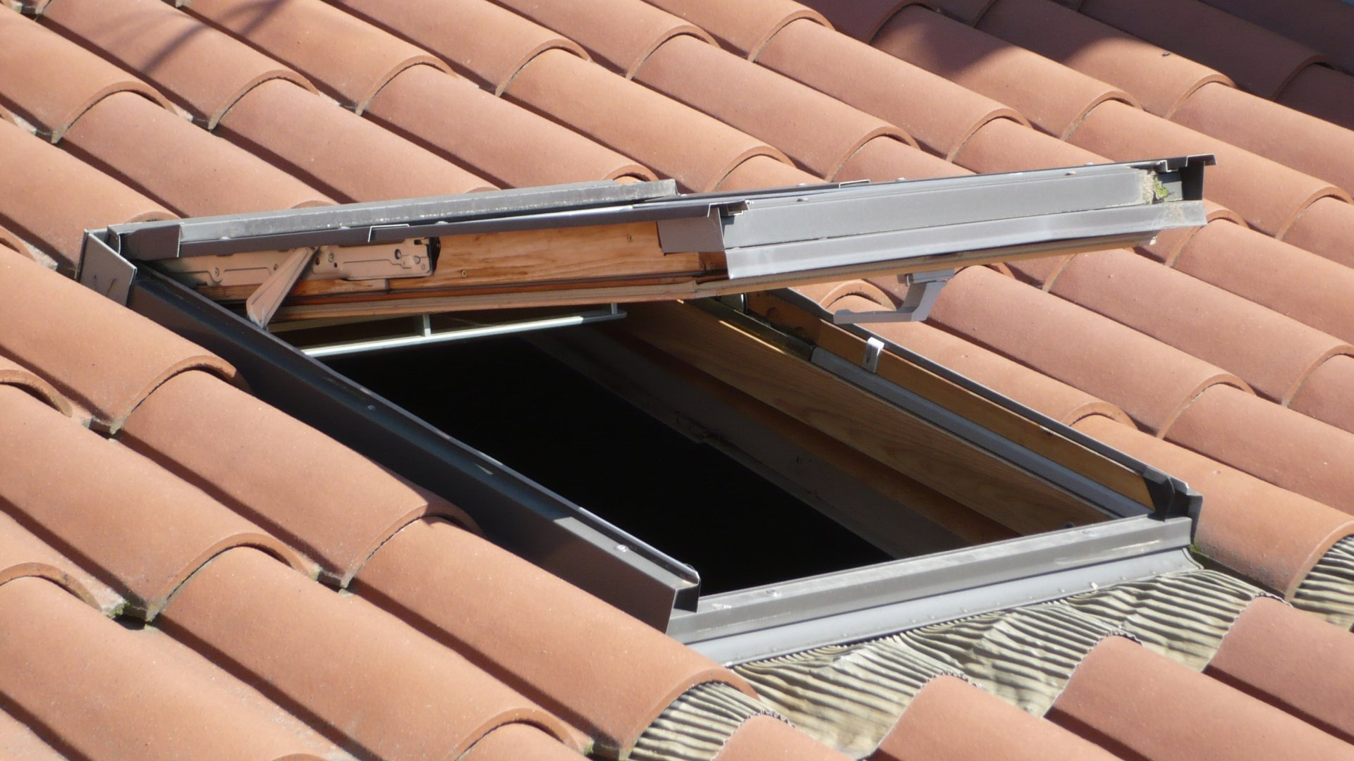 Velux ouvert