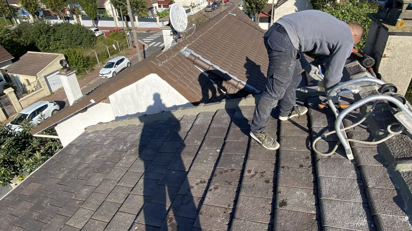 Installation de tuiles