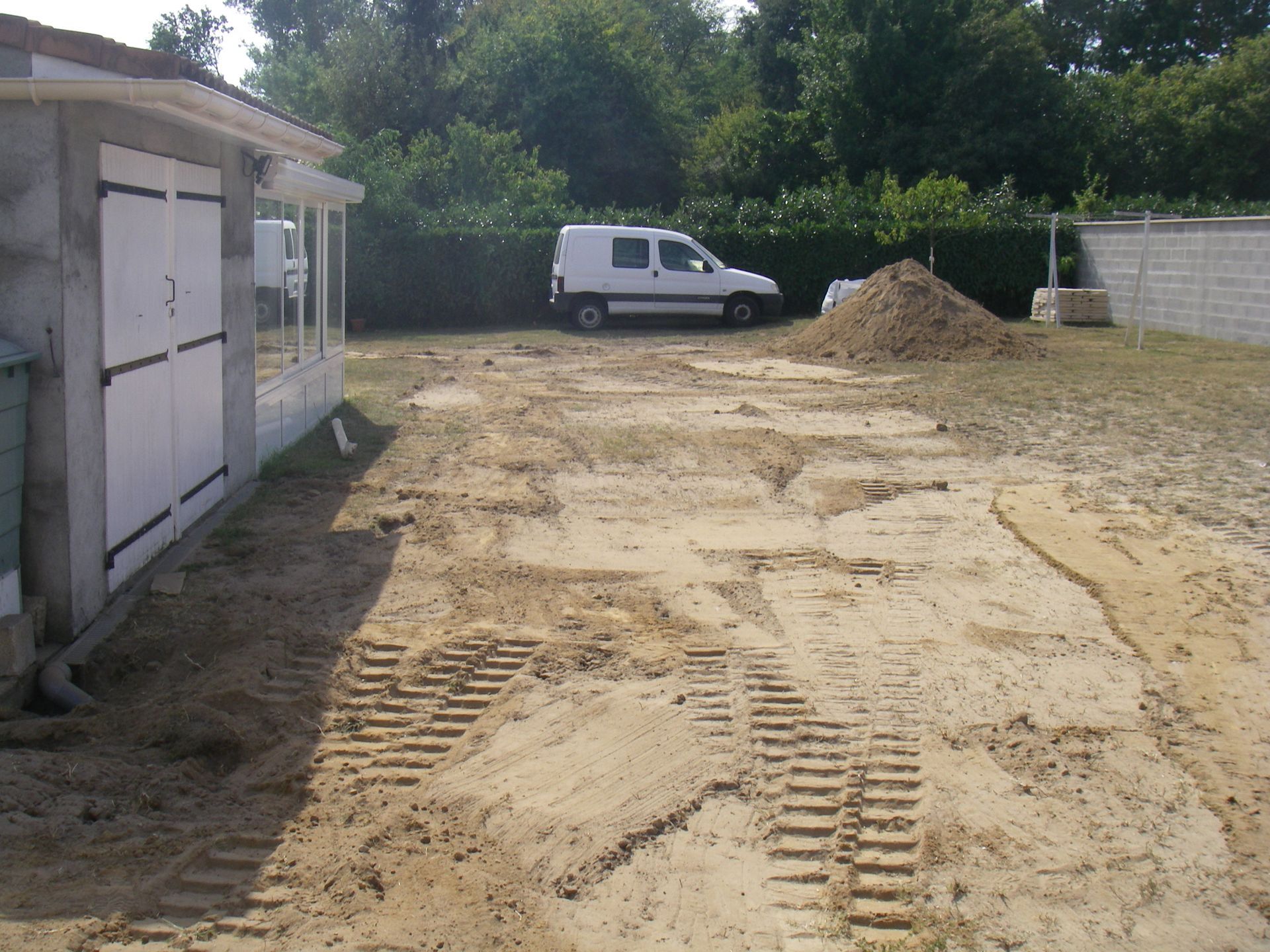 Cours avant terrassement