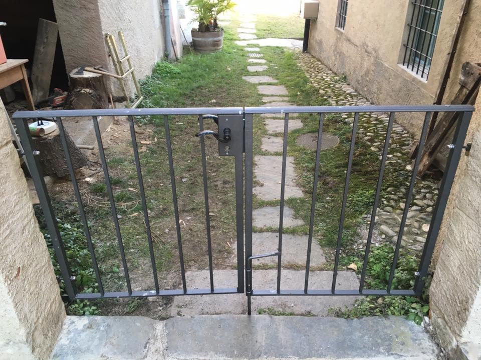 ringhiera sottotetto - Fabrizio Bossi - Fabbro - Metalcostruzioni - Ticino