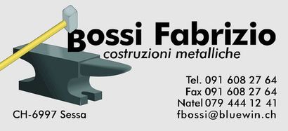 Logo Fabrizio Bossi - Costruzioni Metalliche - Sessa - Lugano - Ticino