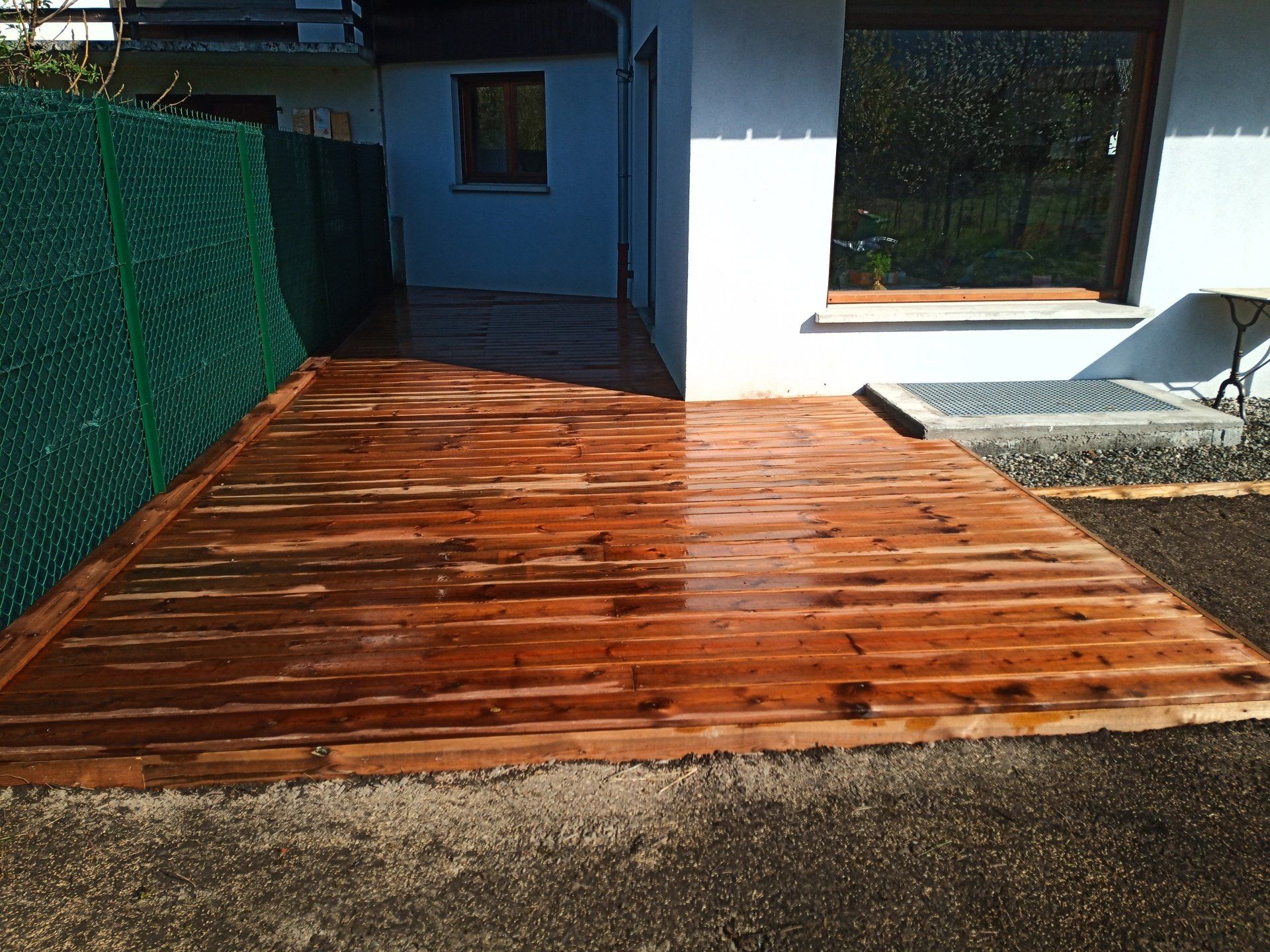 Création d'une terrasse en bois