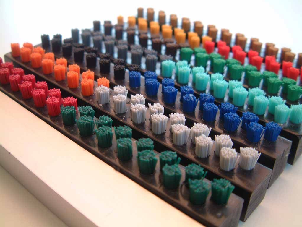 Schmutzschleusen - Bürstenmatte farbig