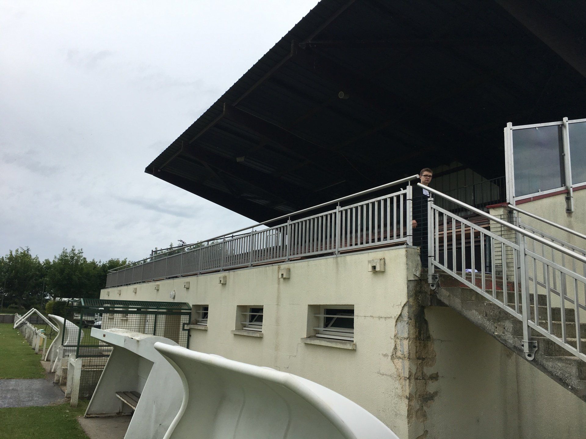 Garde-corps de tribune de stade
