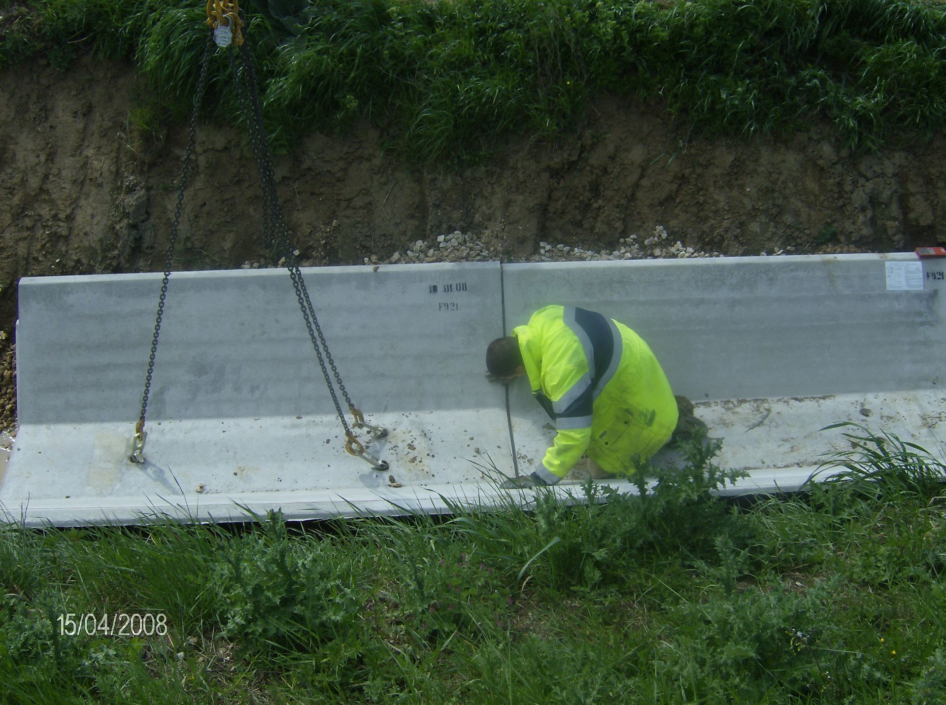 Aménagemement d'un bord de route