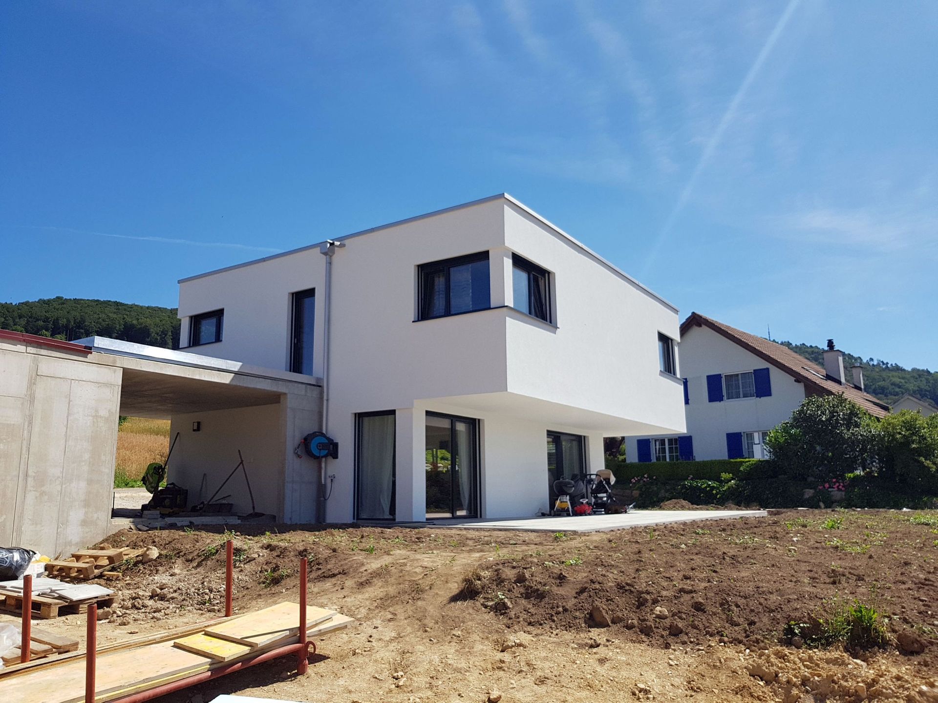Projekt EFH A+B Nenzlingen - Werner Bussinger Architektur - Rothenfluh