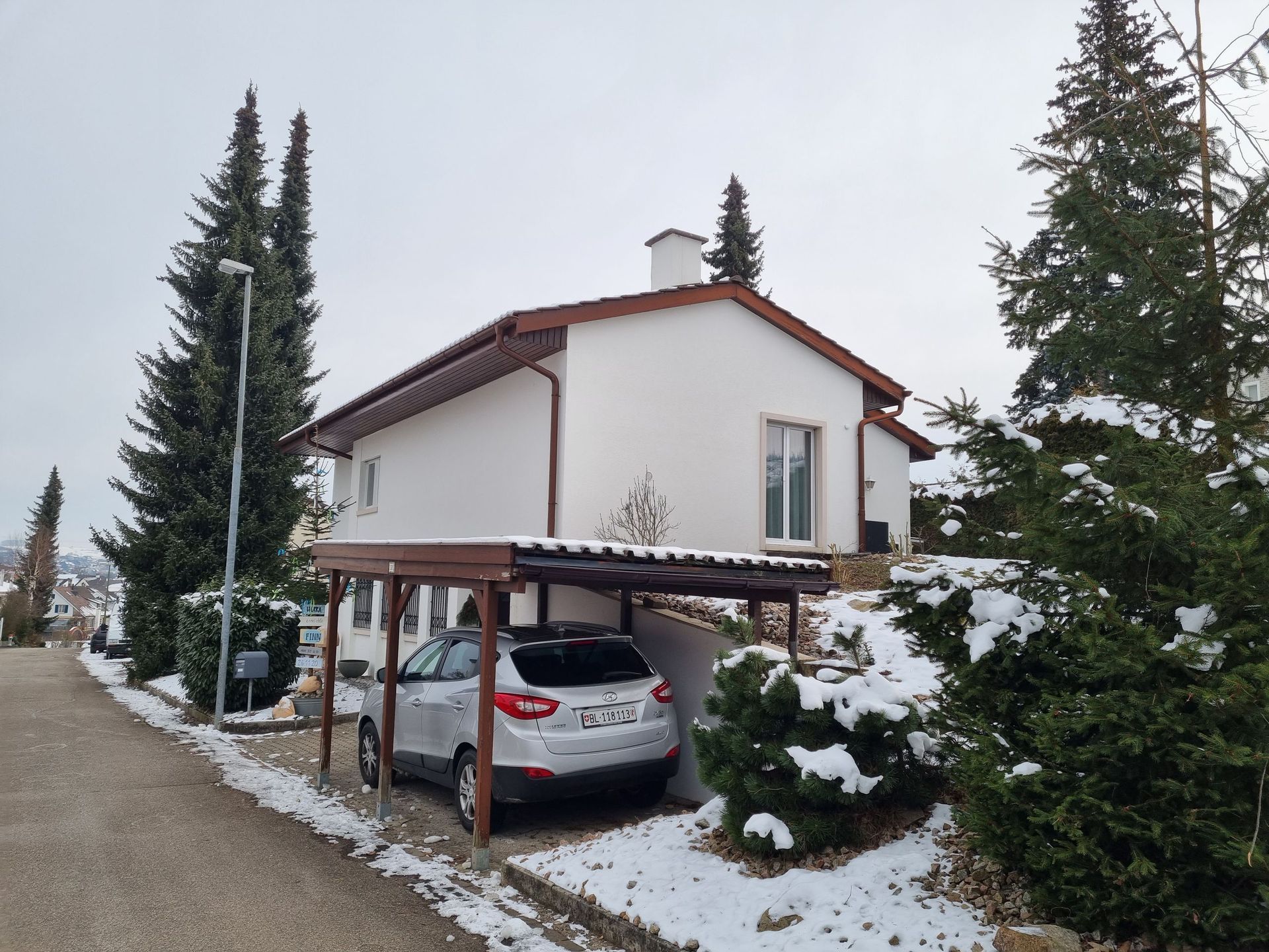 Projekt Carport Gelterkinden - Werner Bussinger Architektur - Rothenfluh